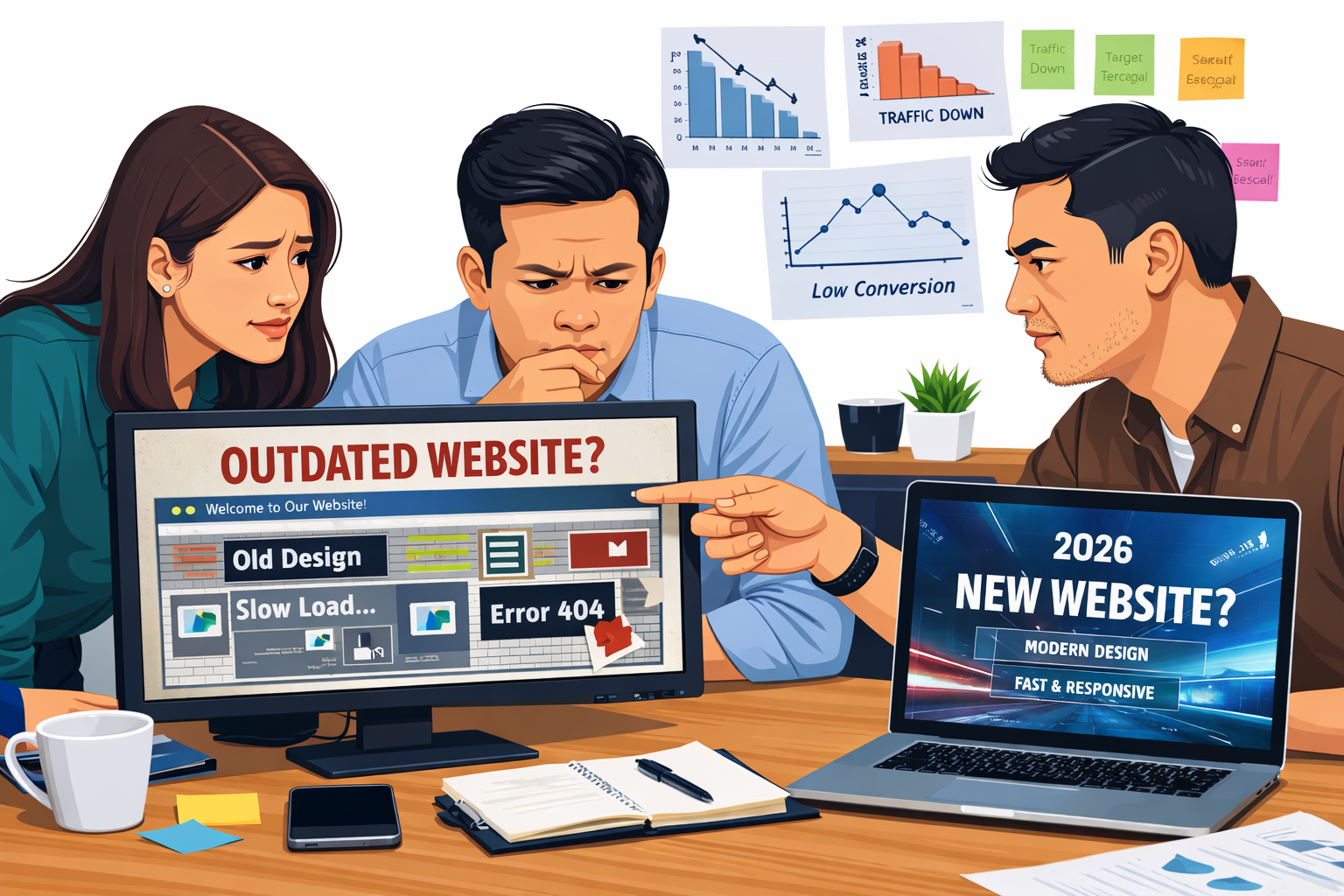 10 Tanda Website Bisnis Anda Sudah Waktunya Diperbarui